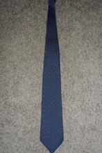 Prima donkerblauwe stropdas, Gedragen, Effen, Blauw, Ophalen of Verzenden