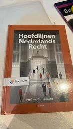 C.J. Loonstra - Hoofdlijnen Nederlands recht, Ophalen, Zo goed als nieuw, C.J. Loonstra