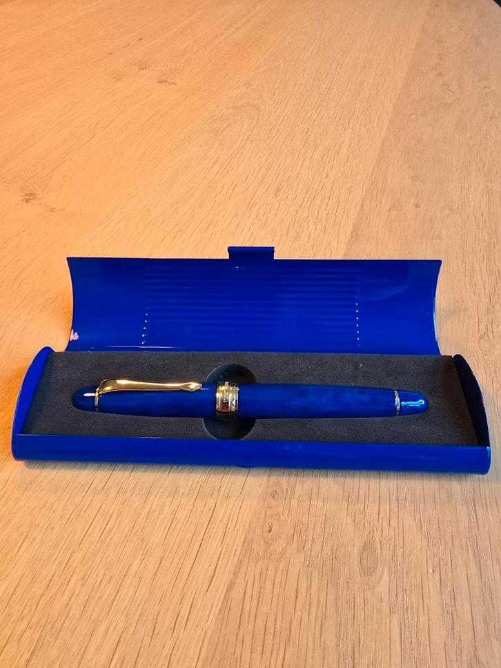 Vintage Postbank vulpen met IRIDIUM POINT GERMANY, Verzamelen, Pennenverzamelingen, Zo goed als nieuw, Vulpen, Overige merken