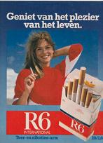 Retro reclame 1982 R6 sigaretten geniet & maak plezier, Verzenden, Overige typen