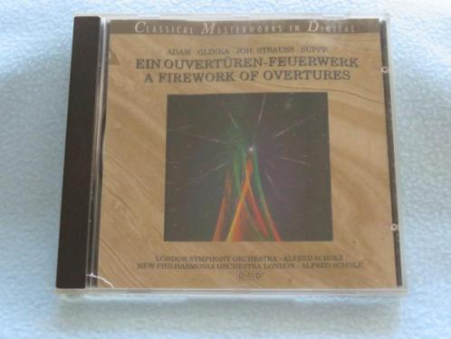 CD A firework of overtures, dir: A. Scholz, o.a. Adam Glinka, Cd's en Dvd's, Cd's | Klassiek, Zo goed als nieuw, Orkest of Ballet