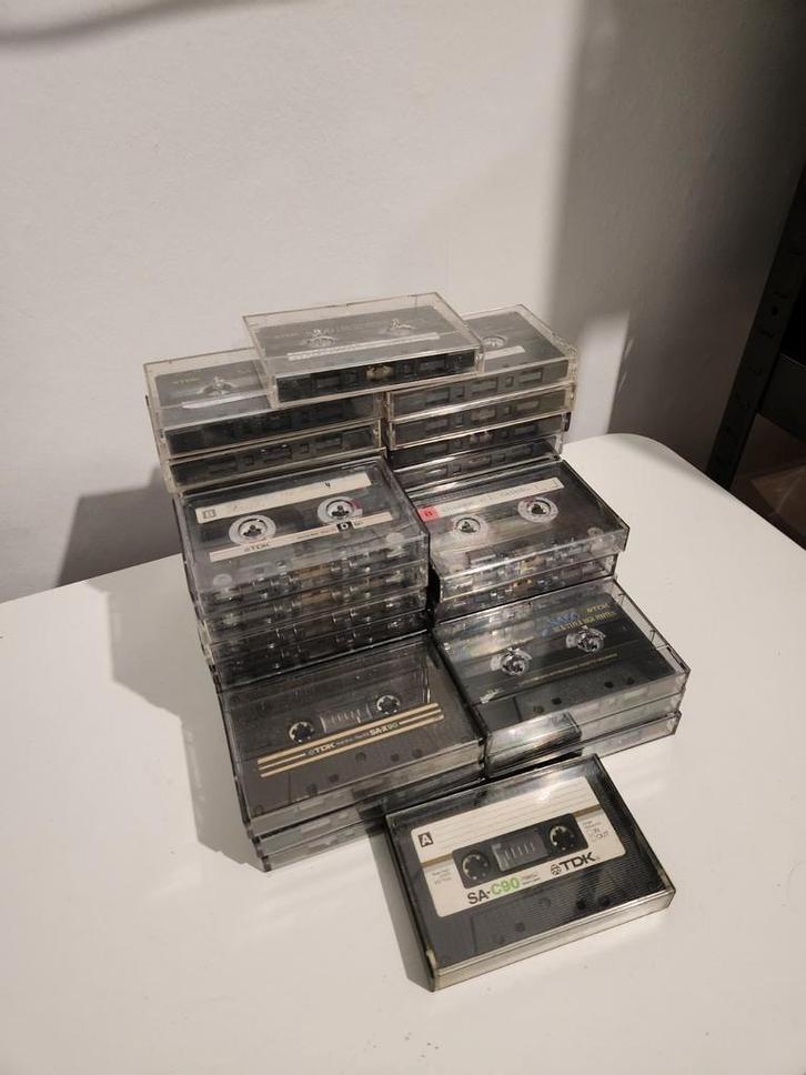 38 TDK Cassettes, Cd's en Dvd's, Cassettebandjes, Gebruikt, Overige genres, 2 t/m 25 bandjes, Ophalen of Verzenden