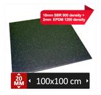 Sport vloerdelen 20mm fit ULTRA 1000x1000 home gym fitness, Overige materialen, 30 cm of meer, 50 tot 150 cm, Overige typen