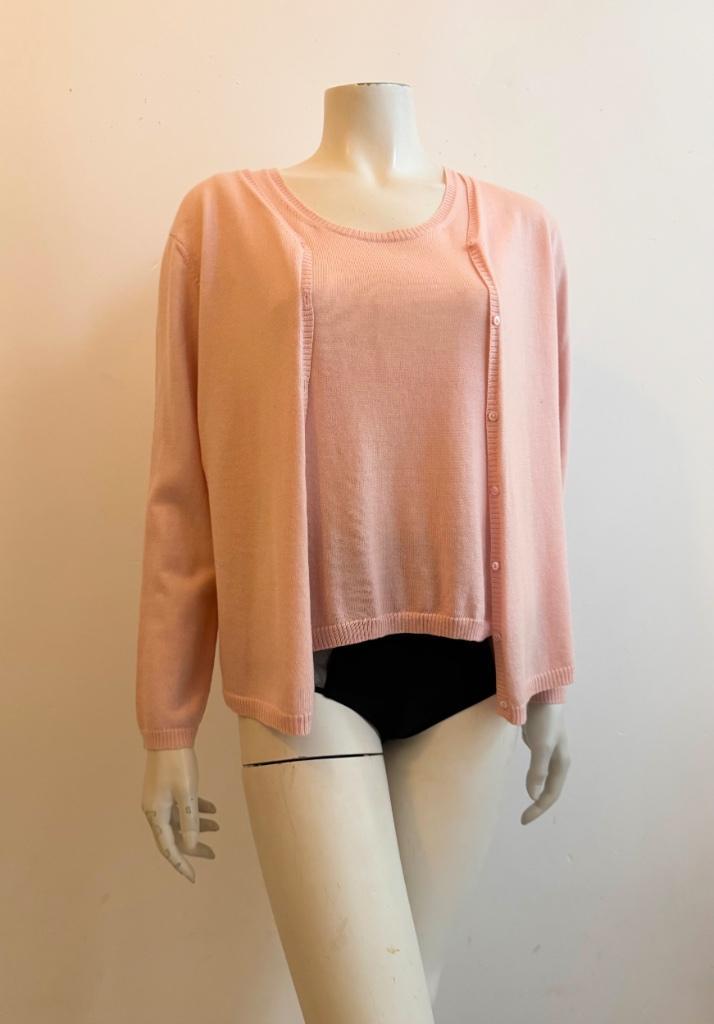 Laurel twinset top 42 vestje 44 cashmere, Kleding | Dames, Truien en Vesten, Zo goed als nieuw, Maat 42/44 (L), Ophalen of Verzenden