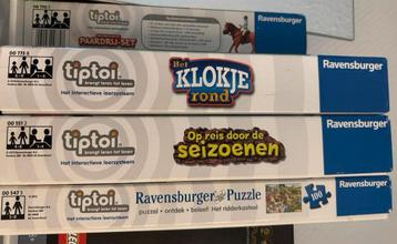 Tiptoi Spellen: Klokje Rond, Seizoenen, Puzzle paardrijset beschikbaar voor biedingen