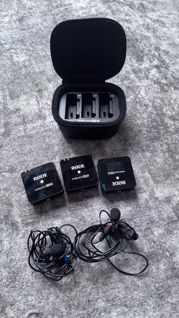 RØDE Wireless GO II (Complete set), Muziek en Instrumenten, Microfoons, Zo goed als nieuw, Overige typen, Draadloos, Ophalen of Verzenden