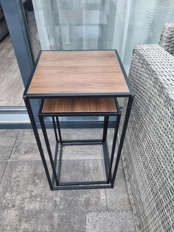 2 nette plantenstandaards/bijzettafels beschikbaar voor biedingen
