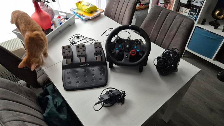 Logitech G29 Racestuur + H-Shifter, Spelcomputers en Games, Spelcomputers | Overige, Gebruikt, Ophalen of Verzenden