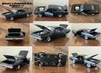 Dodge Charger 1970 Fast & Furious 1:24 Jada Toys (Zwart), Ophalen of Verzenden, Zo goed als nieuw, Auto, Overige merken