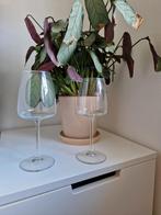 Wijnglazen Royal Leerdam Leyla 4x wit en 4x rood, Huis en Inrichting, Ophalen, Zo goed als nieuw, Glas, Overige stijlen