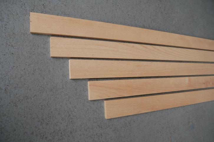 BEUKEN Hardhouten Geschaafde Latten: Scherpste Prijs van NL!, Doe-het-zelf en Verbouw, Hout en Planken, Nieuw, Overige typen, Beuken