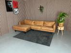 GRATIS LEVERING Loungebank Cognac 295x160 GEREINIGD