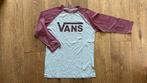 Vans t shirt grijs bordeaux, Ophalen of Verzenden, Gedragen, Grijs, Korte mouw