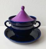 Driehoek huizen  Deksel potje  en Schotel., Ophalen of Verzenden