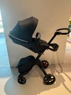 Stokke Xplory kinderwagen Rich Black incl. reiswieg, Ophalen, Zo goed als nieuw, Verstelbare rugleuning