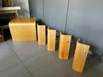 Auping Auronde 1000 Elementen (poten, tafel, hoofdeinddeel), Ophalen, Gebruikt, Bruin, Tweepersoons