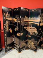 Vintage Aziatisch kamerscherm room divider met 6 luiken, Huis en Inrichting, Ophalen, A, A, A