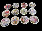 Franklin Porcelain 'Flowers of August' Bord, Antiek en Kunst, Ophalen of Verzenden