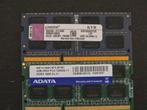 2 + 4GB 1600 DD3 SODIMM, Computers en Software, RAM geheugen, Gebruikt, DDR3, Ophalen of Verzenden, Laptop