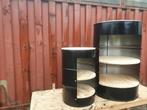drankkast, bijzettafel, olievat / barrel ##We Made It##, Huis en Inrichting, Kasten | Vitrinekasten, Ophalen, Met plank(en), Metaal