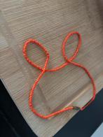 Anna + Nina oranje kralen ketting draai slotje, 44 cm lang, Sieraden, Tassen en Uiterlijk, Kettingen, Ophalen of Verzenden, Nieuw