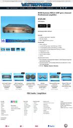 ROSS Systems MEGA AMP 400 2 kanaals P.A Versterker, Overige merken, Gebruikt, ., Ophalen of Verzenden