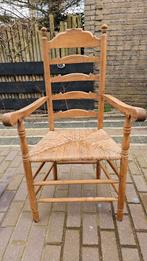 Prachtige houten zetel., Antiek en Kunst, Antiek | Meubels | Stoelen en Banken, Ophalen