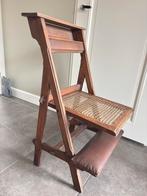 Antieke bidstoel massief hout, Antiek en Kunst, Antiek | Meubels | Stoelen en Banken, Ophalen