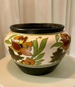 Gouda Holland Aardewerk Bloempot, Antiek en Kunst, Ophalen