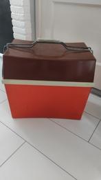 Vintage koelbox Curver oranje bruin met beugels, Ophalen of Verzenden, Gebruikt, Koelbox, Koelelement