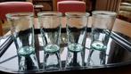 Set van 4 koeienglazen, Glas of Glazen, Ophalen of Verzenden, Overige stijlen, Glas