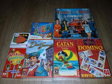 Spellen Ticket to ride €10, Catan €7,50 of  Paw Patrol €4   beschikbaar voor biedingen