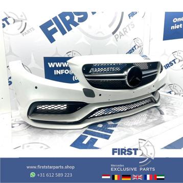 W205 C63 S AMG Voorbumper wit Mercedes c klasse 2018 bumper  beschikbaar voor biedingen