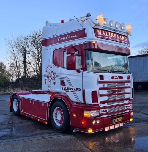 WSI SCANIA  4 SERIES TOPLINE 4X2  MALIEPAARD  TRANSPORT, Hobby en Vrije tijd, Modelauto's | 1:50, Nieuw, Bus of Vrachtwagen, Wsi