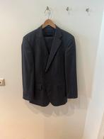 Tommy Hilfiger pak 2 delig donkerblauw met streep maat 50, Kleding | Heren, Kostuums en Colberts, Ophalen, Zo goed als nieuw, Maat 48/50 (M)