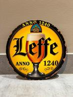 Mancave Bar Café Wanddecoratie metalen bordje Leffe bier, Ophalen of Verzenden, Zo goed als nieuw, Reclamebord, Plaat of Schild