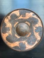 Antiek keramiek sier-schaal (diameter 40cm), Ophalen of Verzenden