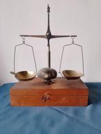 Antiek P.Sessanta Reis Weegschaaltje in Originele Kist, Ophalen of Verzenden