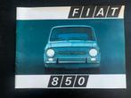 Fiat 850 Folder - Goede Staat, Ophalen of Verzenden, Gelezen