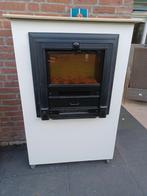 Elektrische haard met ombouw, Ophalen, Zo goed als nieuw, Vrijstaande haard, Elektrische haard
