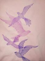 Set van 6 lapjes stof met diverse geborduurde prints., Hobby en Vrije tijd, Stoffen en Lappen, Overige kleuren, Nieuw, Ophalen of Verzenden