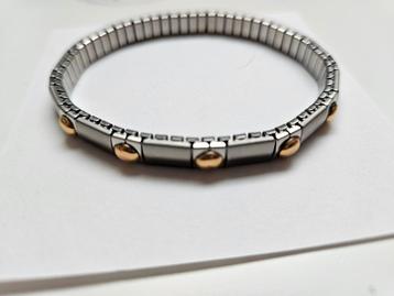 Zoppini Armband Staal & Goud Details beschikbaar voor biedingen