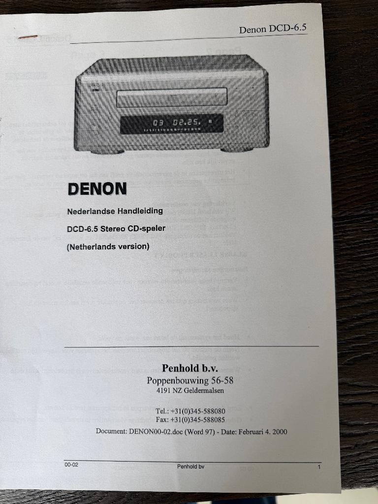 DENON stereo toren, Audio, Tv en Foto, Stereo-sets, Ophalen, Gebruikt, Tuner of Radio, Denon