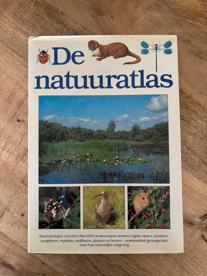 De Natuuratlas – Meer dan 1500 West-Europese soorten, Boeken, Natuur, Gelezen, Natuur algemeen, Ophalen of Verzenden