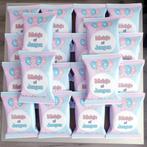Traktatie zakje chips met thema GENDER REVEAL, Ophalen of Verzenden, Nieuw, Feestartikel, Geboorte of Huwelijk