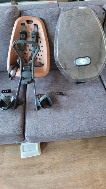 Yepp fietsstoeltje baby, bruin, met windscherm beschikbaar voor biedingen