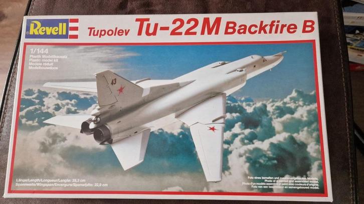 TU-22M Backfire B Tupolev, Hobby en Vrije tijd, Modelbouw | Vliegtuigen en Helikopters, Zo goed als nieuw, 1:72 tot 1:144, Revell