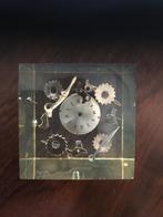 Lucite Klok Sculptuur - Pierre Giraudon Stijl jaren60/70, Ophalen of Verzenden