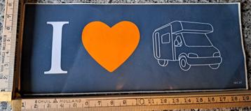 Sticker I love ️ camper NKC Nederland plaatje camper beschikbaar voor biedingen