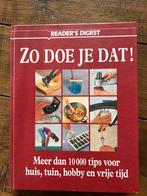 Zo Doe Je Dat! Reader's Digest Hobby Boek, Ophalen of Verzenden, Zo goed als nieuw, Overige onderwerpen
